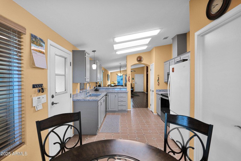 Breakfast Nook Overlooks Kitchen