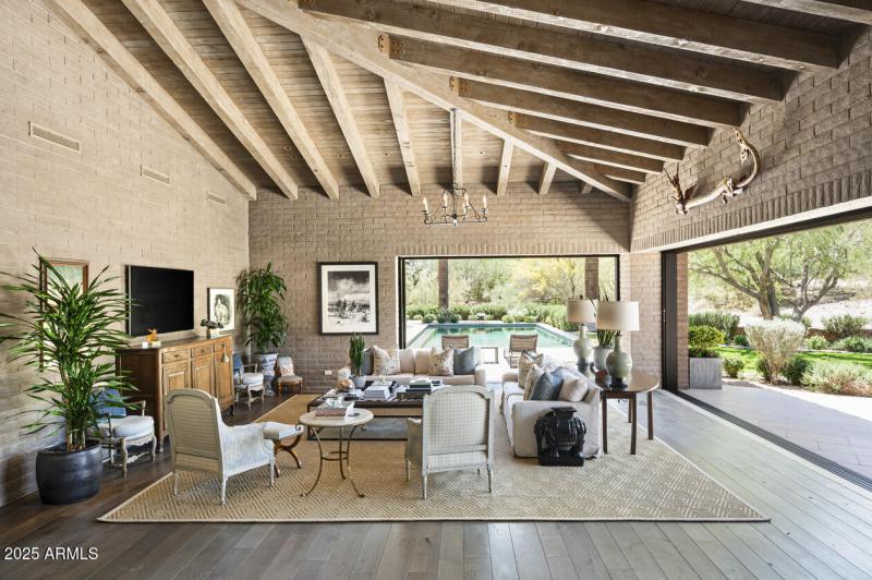 Great Room opens to Patio