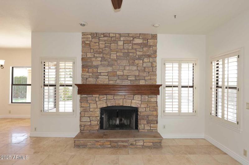 Family Room-Fireplace