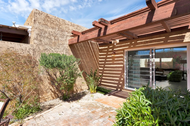 Back Patio at Family room