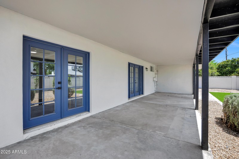 Extended covered patio patio