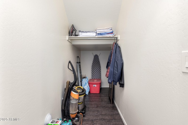Storage under stairs