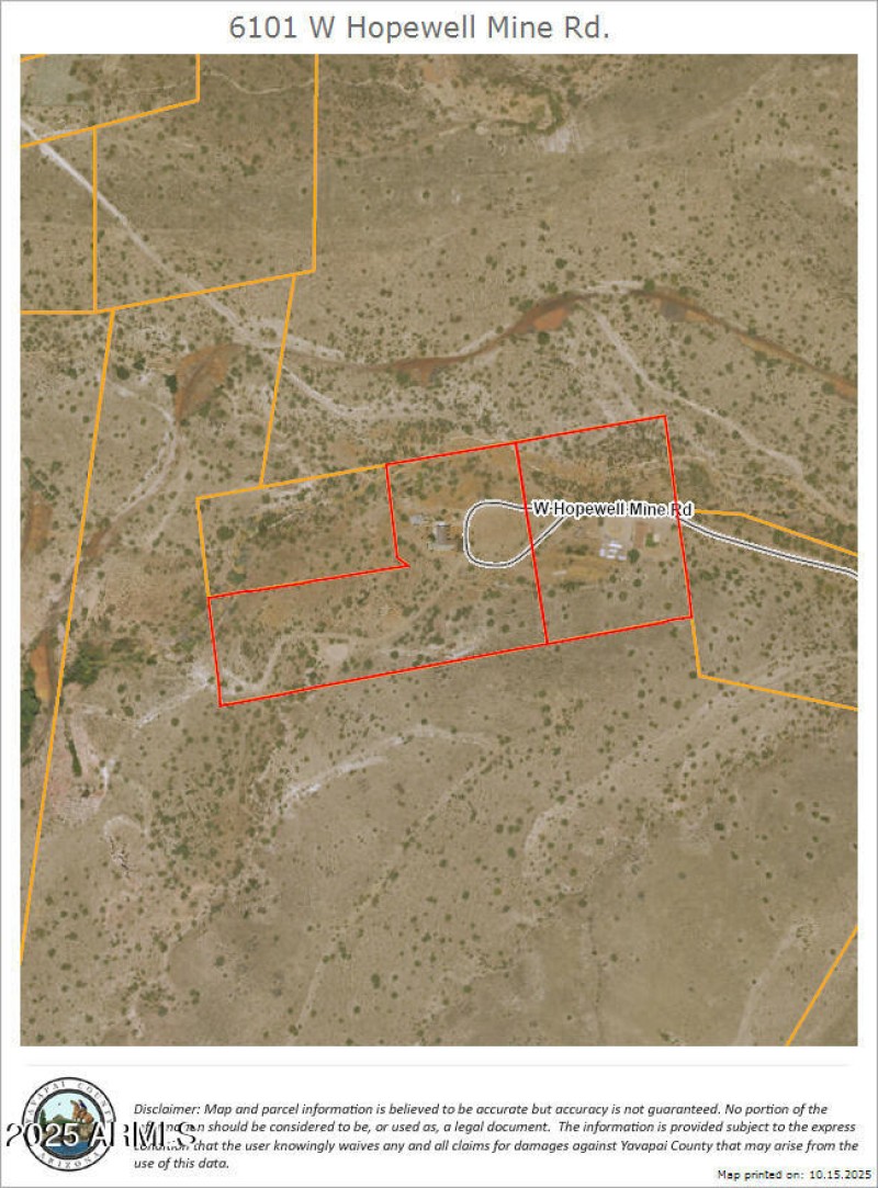 Hopewell Mine Rd. Map