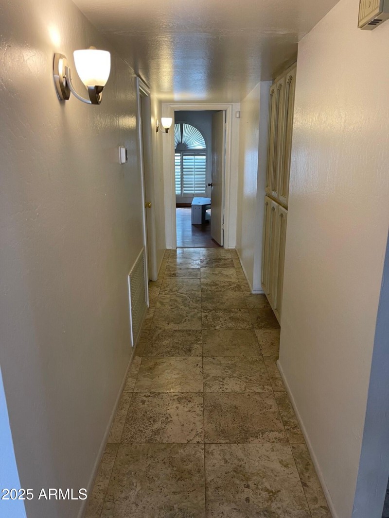 Hallway to 2nd bedroom