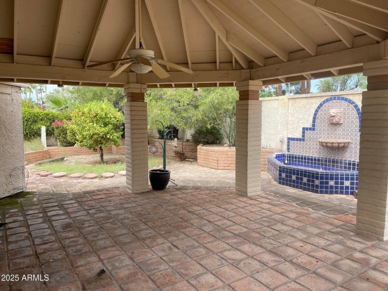 large covered Patio