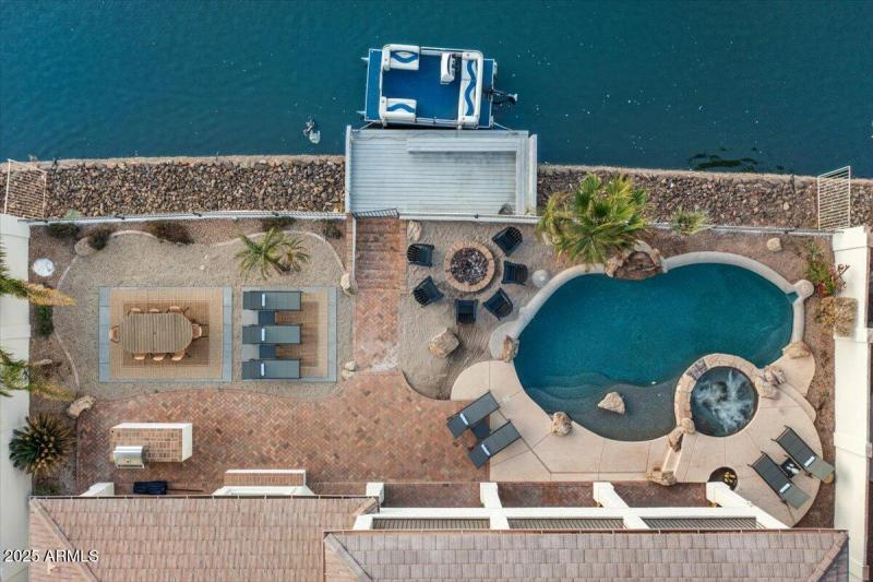 129-Aerial back yard