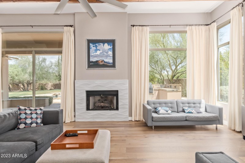 Family Room with Fireplace