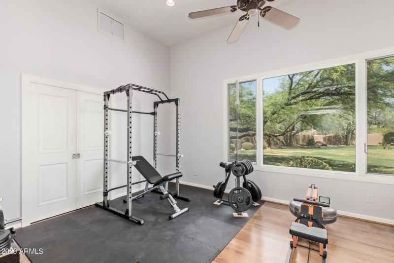 Exercise Room off Master Bedroom