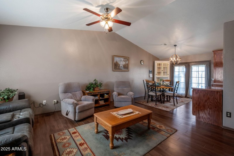 Living Room looking into dining area