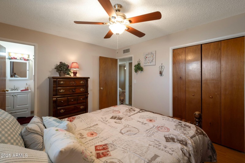Large closet in main bedroom