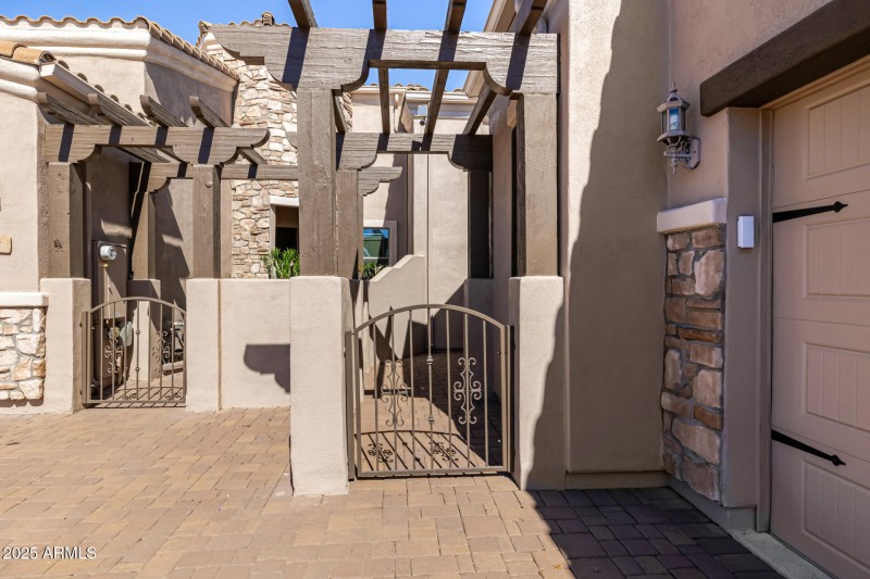 Courtyard entry