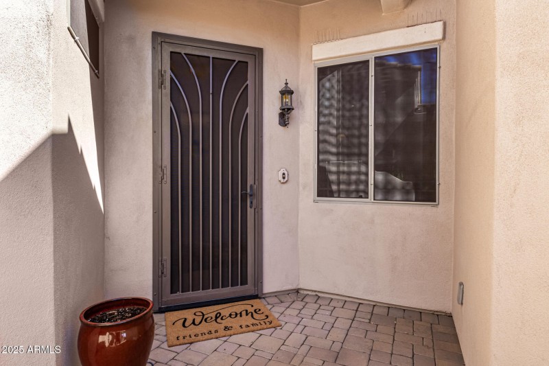 Custom iron door