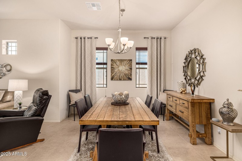 Formal dining area