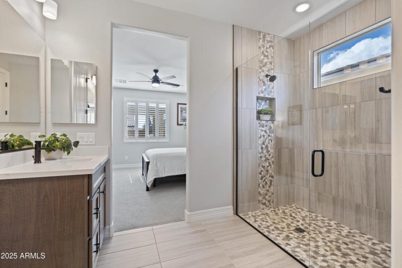 floor to ceiling tile shower