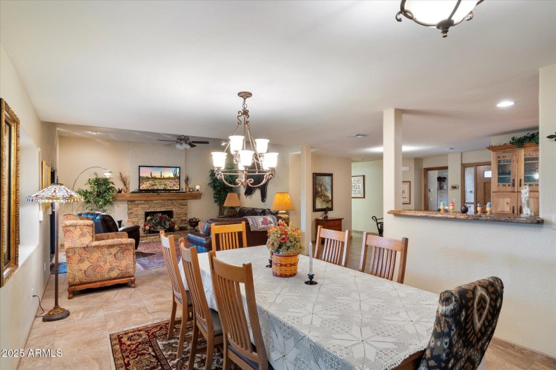 Dining To Living & Kitchen