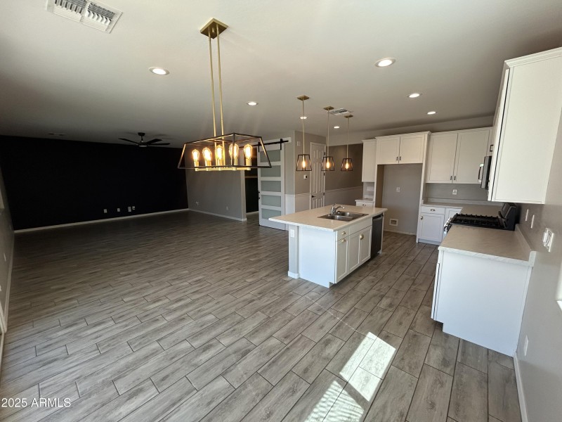 Kitchen to Living Space