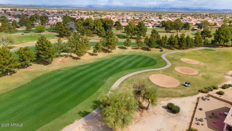 Golf Course and Bunkers View