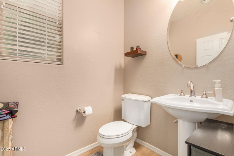 downstairs half bathroom