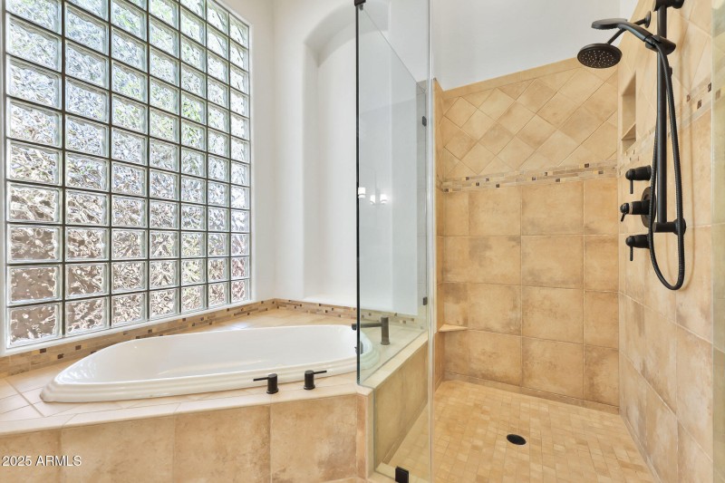 Primary Tub and Shower