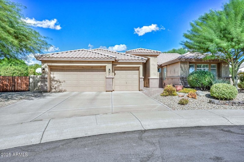 Front View-3 Car Garage