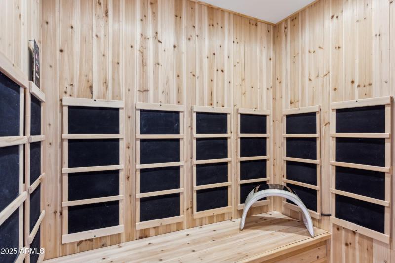 Infrared Sauna in Primary Suite