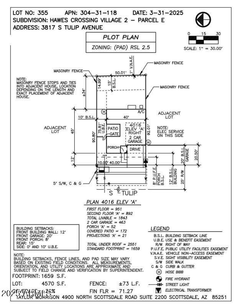 Plot Plan