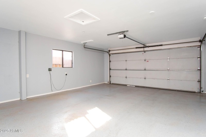 2-Car Garage, expoxy flooring