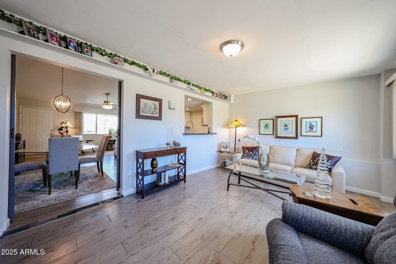 Welcoming second living area