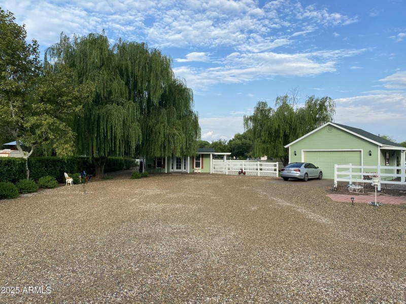 Front Drive, Detached Garage