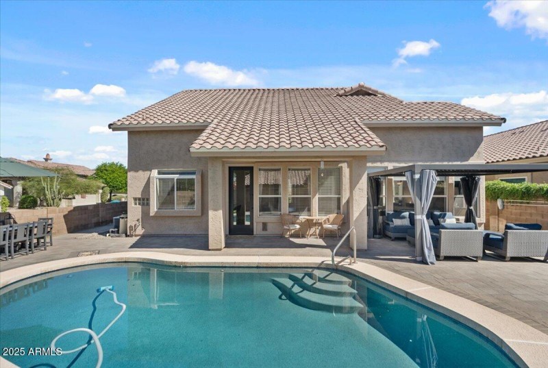 49-Back of home and pool