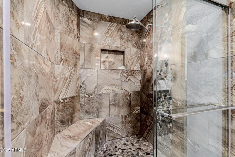 Upgraded Shower in Primary Bathroom