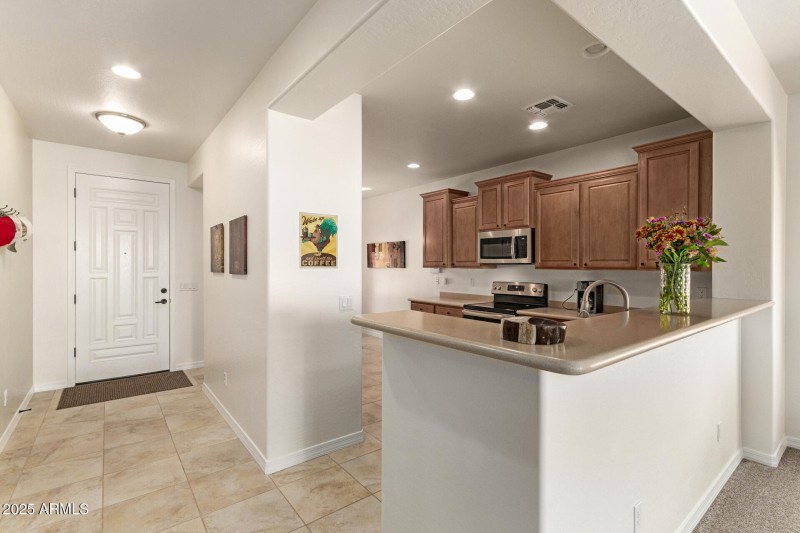 raised breakfast bar