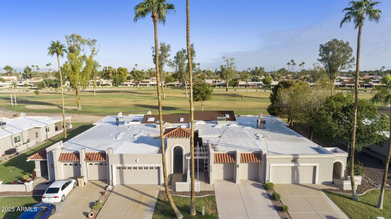 Aerial - Townhome on Golf Course!