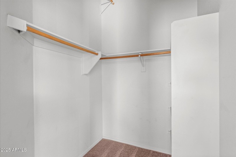 Primary walk-in closet