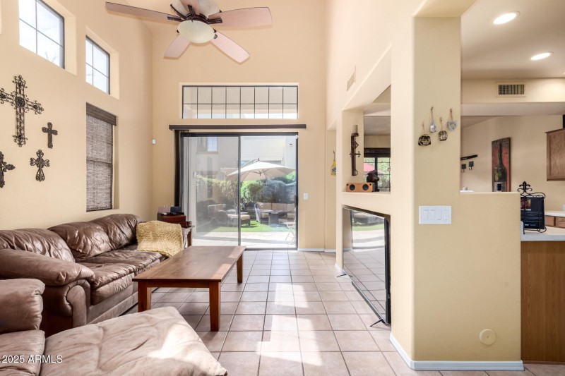 Entry and vaulted ceilings