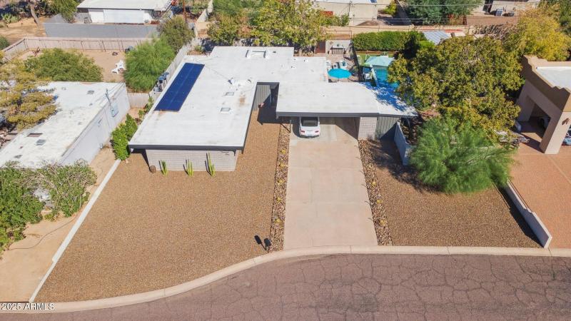 Extremely private from the street