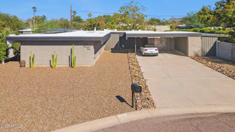 Easy-care desert landscaping
