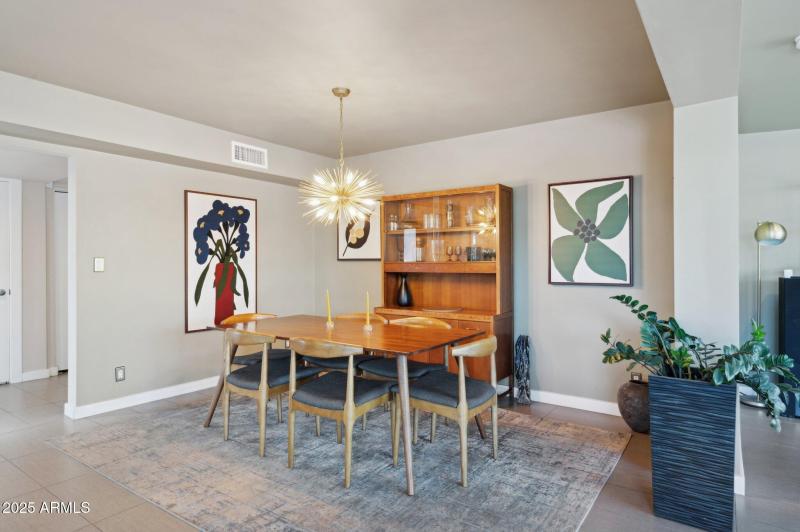 Dining room is versatile space