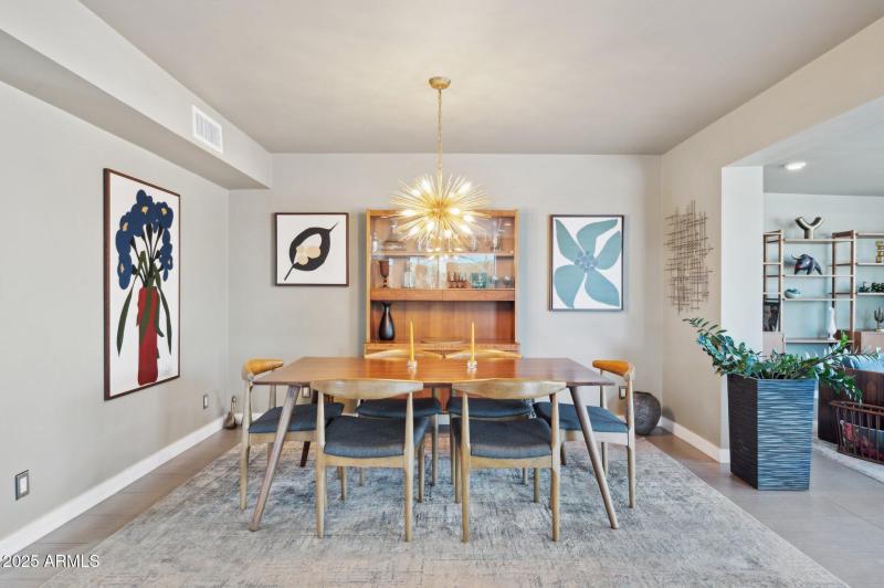 Formal dining can also be family room