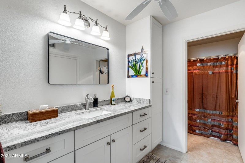 Updated primary bathroom