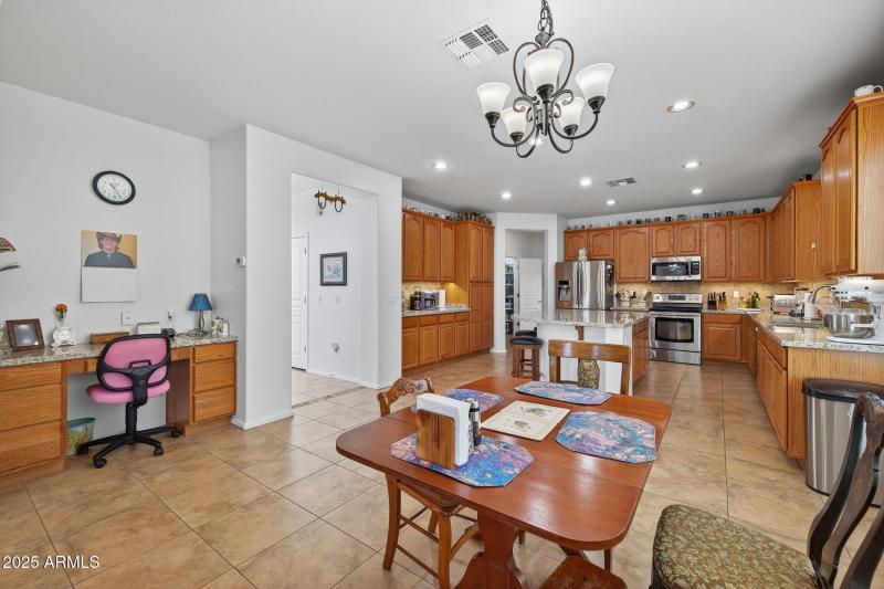 Eat-in Kitchen and Workspace