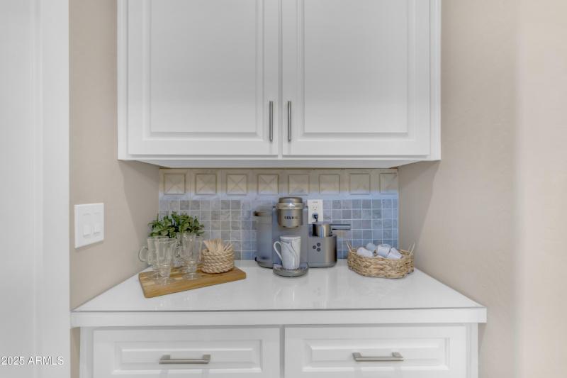 A Coffee Bar in the Primary Bath