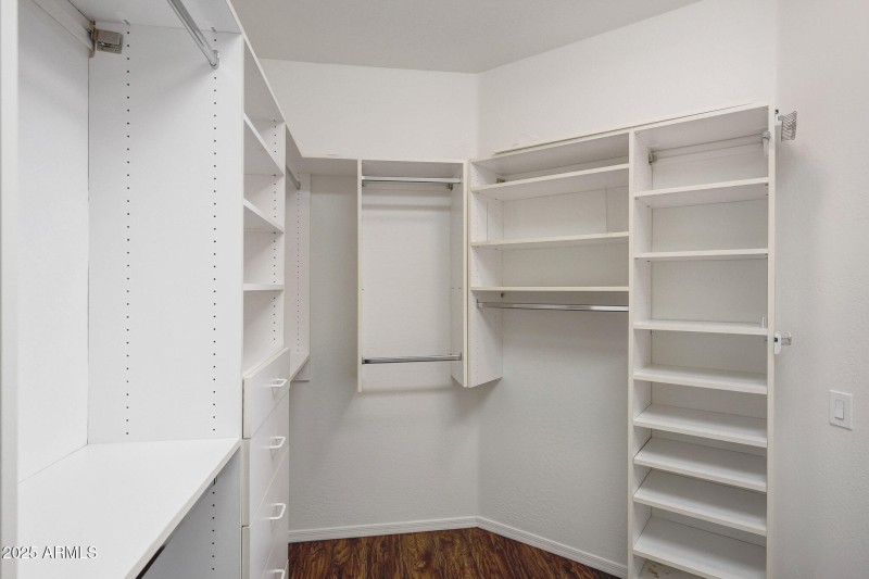 Primary walk-in closet