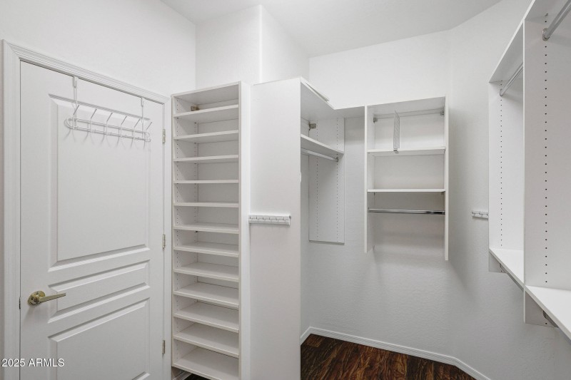 Primary walk-in closet