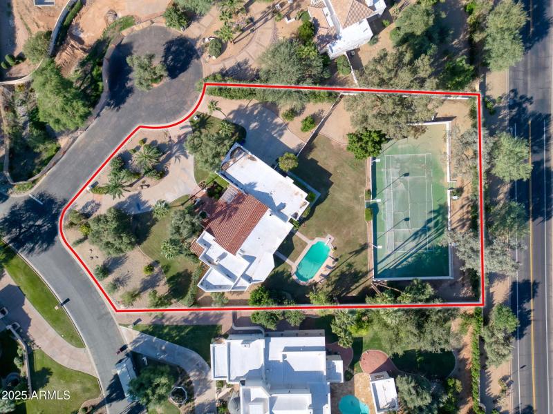 Lot design allows for extreme privacy.