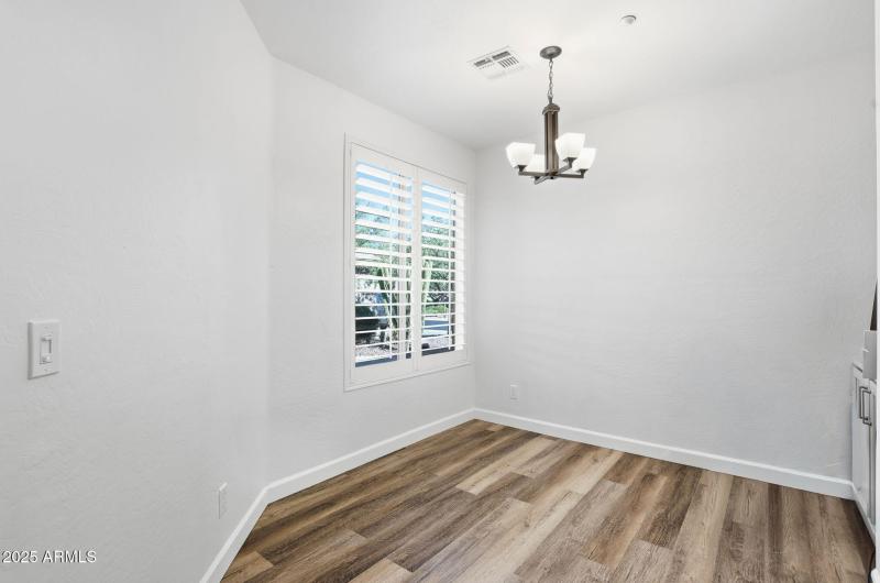 Breakfast Room off the Kitchen