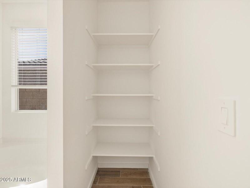 Storage in Primary Bathroom