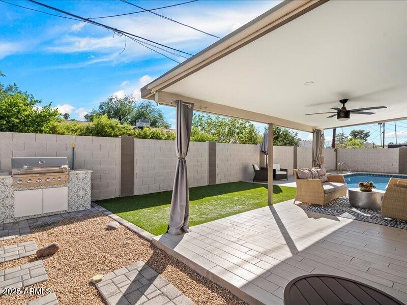 Covered patio