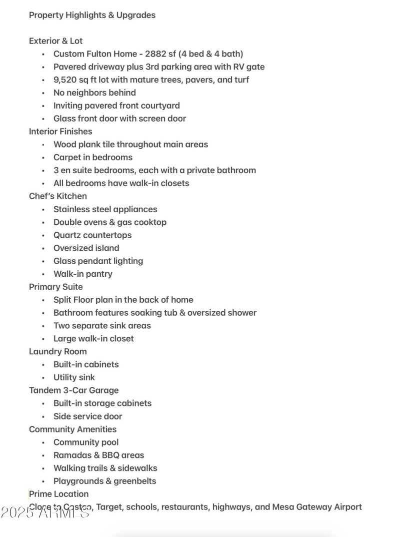 Features and Upgrades