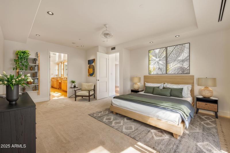 STAGED MASTER BEDROOM